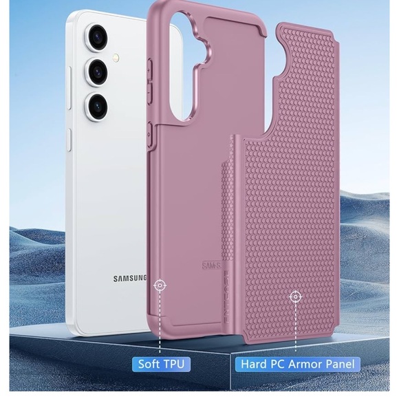 Samsung Galaxy S24 Case: Dual Layer Heavy Duty Cell Phone Protective Cover - Picture 2 of 4